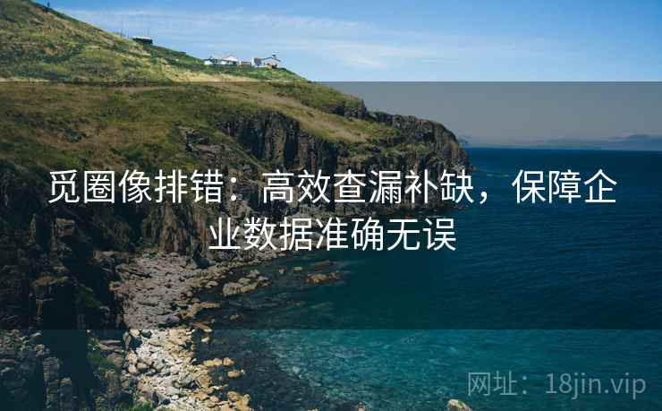 觅圈像排错：高效查漏补缺，保障企业数据准确无误